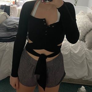 pookie and sebastian tie top